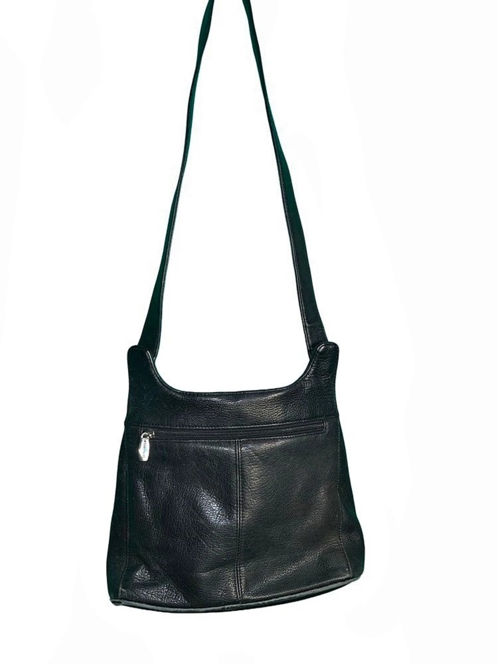 Rolfs Black Leather Shoulder Bag